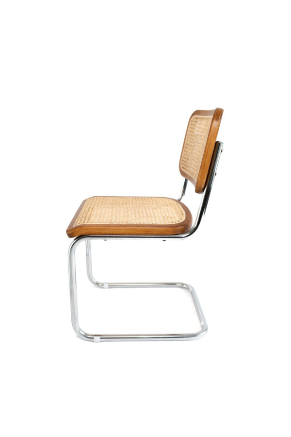 Cesca Breuer Chair Natural – Rattan With Solid Chrome Frame