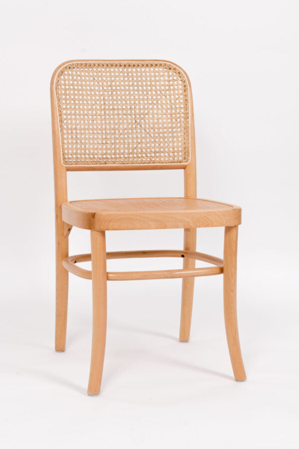 Replica Hoffman Chair Rattan Back – Hard Seat – Natural