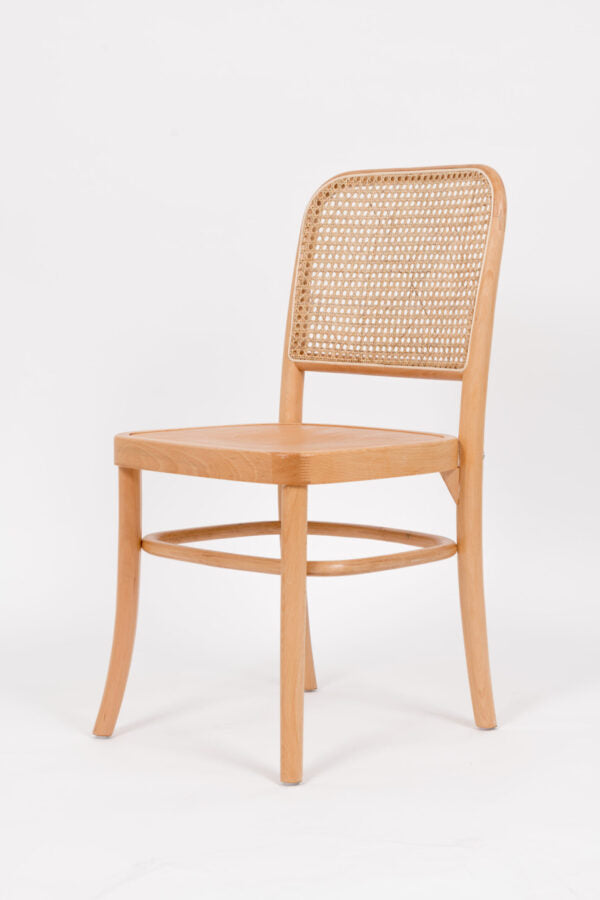 Replica Hoffman Chair Rattan Back – Hard Seat – Natural
