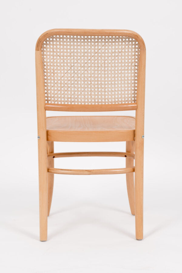 Replica Hoffman Chair Rattan Back – Hard Seat – Natural